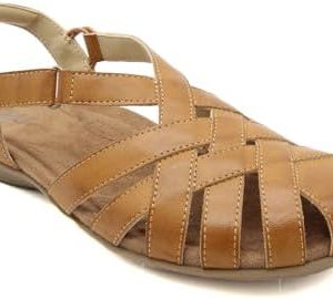 JBU by Jambu Women's Bonnie Encore Ankle Strap Flat Sandals + Casual Comfort + Women + Summer Outdoor Activities + Light