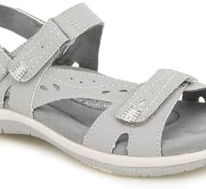 JBU by Jambu Women's Stephie Vegan Sandals for Eco-Conscious Women | Comfortable, Stylish & Lightweight | Perfect for Su